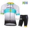 Cykeltrøje + Cykelshorts 2017 Astana Pro Team Børn N002